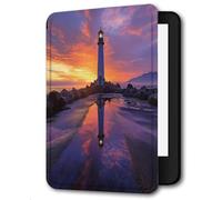 Case For Kindle Voyage (2014 Released) PU Leather Case For Kindle Voyage Smart Sleep/Wake protective Cover,Dream Lighthouse