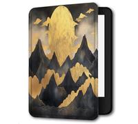 Case For Kindle Voyage (2014 Released) PU Leather Case For Kindle Voyage Smart Sleep/Wake protective Cover,Sunrise Mountain