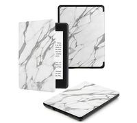 Case For Kindle Voyage 7th Generation Cover (2014 Released) With Auto Wake/Sleep for Kindle Voyage Pu Leather Smart Cover,White Marble