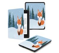 Case For Kindle Voyage 7th Generation Cover (2014 Released) With Auto Wake/Sleep for Kindle Voyage Pu Leather Smart Cover,Cartoon Fox