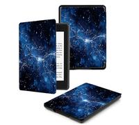 Case for Kindle Voyage - [The Thinnest and Lightest] Protective PU Leather Cover with Auto Sleep/Wake (will only fit Kindle Voyage 2014),Night Sky