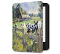 Case for Kindle Voyage - [The Thinnest and Lightest] Protective PU Leather Cover with Auto Sleep/Wake (will only fit Amazon Kindle Voyage 2014),Countryside Farm