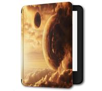 Case for Kindle Voyage - [The Thinnest and Lightest] Protective PU Leather Cover with Auto Sleep/Wake (will only fit Kindle Voyage 2014),Cloud Planet
