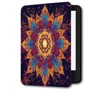 Case for Kindle Voyage - [The Thinnest and Lightest] Protective PU Leather Cover with Auto Sleep/Wake (will only fit Kindle Voyage 2014),Kaleidoscope Mandala