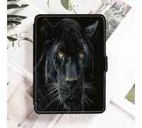 Case for Kindle Voyage - [The Thinnest and Lightest] Protective PU Leather Cover with Auto Sleep/Wake (will only fit Kindle Voyage 2014),Night Cheetah