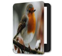 Case for Kindle Voyage - [The Thinnest and Lightest] Protective PU Leather Cover with Auto Sleep/Wake (will only fit Kindle Voyage 2014),Robin On A Branch