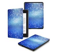 Case for Kindle Voyage - [The ThinnestLightest] Protective PU Leather Cover with Auto Sleep/Wake (will only fit Kindle Voyage 2014),Blue Glitter Dots
