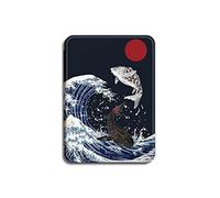 case for kindle，WunM Studio Case for Waterproof Kindle Paperwhite 10th Gen 2018 - Thinnest&Lightest Smart Cover with Auto Wake/Sleep - Support Back Cover adsorption,kpw4/Ukiyo-e Japanese style