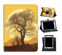 Case for Kobo Clara Colour/BW 6 Inch 2024 Release,360 Degree Rotating Case with Kickstand and with Magnetic Closure for Kobo Clara Cover 6",Retro Skull