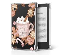 Case for Kobo Clara Colour & Clara BW/2E eReader 6”, Crystal Clear Thin Fit Protective Cover | Scratch-Resistant TPU Shell & Enhanced Grip | Showcase Your Style (Cozy Cocoa & Gingerbread)