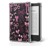 Case for Kobo Clara Colour & Clara BW/2E eReader 6”, Crystal Clear Thin Fit Protective Cover | Scratch-Resistant TPU Shell & Enhanced Grip | Showcase Your Style (Vibrant Magenta Butterflies)