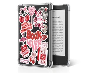 Case for Kobo Clara Colour & Clara BW/2E eReader 6”, Crystal Clear Thin Fit Protective Cover | Scratch-Resistant TPU Shell & Enhanced Grip | Showcase Your Style (Pretty in Pink)