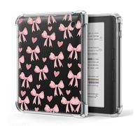 Case for Kobo Libra Colour eReader 7", Crystal Clear Cover with Reinforced Corners & Anti-Yellowing | Lightweight TPU Shell for Scratch & Shock Protection | Showcase Your Style (Watercolor Bow)