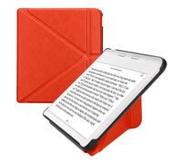 kwmobile Cover for Kobo Libra Colour Case - Slim PU Leather eReader Cover with Stand and auto sleep funktion - Orange