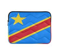 Case for Laptop 13-14 Inch Classical, National Flag of The Democratic Republic of The Congo, Notebook Computer Pockets for Work Journey