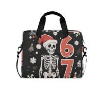 Case for Laptop Portable Crossbody Messenger with Handle and Shoulder Strap 15.6 inch Tablet Briefcase Carrying Bag Six Seven Death