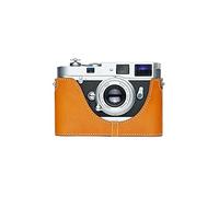 Case for Leica MP/M6/M4/M3/M2/M1/MDa Film Camera, Zakao Handmade Genuine Real Leather Half Camera Case Bag Cover for Leica MP/M6/M4/M3/M2/M1/MDa (With Fast Film Processor) Film Camera (Yellow)