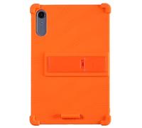 Case for Lenovo Idea Tab Pro Gen 2 13.0" 2026 Model TB390FU,Reinforced Four-Corner Rugged Shockproof Silicone Cover with Foldable Kickstand (Orange)