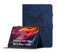 Case for Lenovo K11 Plus 11.45 / Lenovo M11 Plus 11.45 Inch Multi-Angle Protective PU Leather Case with Card Slot, Navy Blue