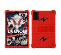 Case for Lenovo Legion Y700 (2025) 3rd Generation TB-321FC 8.8 inch Tablet with PC Kickstand, Soft Silicone, Washable, Thickened Corner Shockproof Case, Red