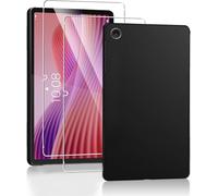 Case for Lenovo Tab 10.1 Inch 2025 TB311FU/TB311XU, Flexible Ultra Slim Anti-Scratch Soft TPU Protective Case Lightweight Matte Shockproof Anti-Fingerprint Rugged Cover Shell & Glass Screen Protector