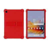 Case for Lenovo Tab 10.1 inch 2025 (TB311FU/TB311XU) Tablet with PC Kickstand, Soft Silicone, Washable, Thickened Corner Shockproof Case, Red