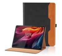 Case for Lenovo Tab K11 Plus 11.45" 2024 -[Auto Wake/Sleep] Multi Angle Stand PU Leather Flip Folio Case with Hand Strap Tablet Smart Cover Black