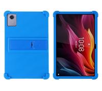Case for Lenovo Tab K11 Plus 11.45 inch 2024 (TB352FU) Tablet with PC Kickstand, Soft Silicone, Washable, Thickened Corner Shockproof Case, Blue