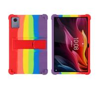 Case for Lenovo Tab K11 Plus 11.5 inch TB-352FU/TB-352XU Tablet - Kids Friendly Shockproof Silicone Soft Shock Proof Protective Cover with PC Adjustable Stand (Rainbow)