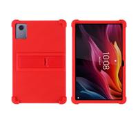 Case for Lenovo Tab K11 Plus 11.5 inch TB-352FU/TB-352XU Tablet - Kids Friendly Shockproof Silicone Soft Shock Proof Protective Cover with PC Adjustable Stand (Red)
