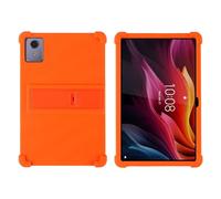 Case for Lenovo Tab K11 Plus 11.5 inch TB-352FU/TB-352XU Tablet - Kids Friendly Shockproof Silicone Soft Shock Proof Protective Cover with PC Adjustable Stand (Orange)