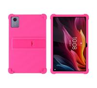 Case for Lenovo Tab K11 Plus 11.5 inch TB-352FU/TB-352XU Tablet - Kids Friendly Shockproof Silicone Soft Shock Proof Protective Cover with PC Adjustable Stand (Rose)