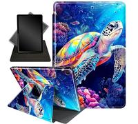 Case for Lenovo Tab M10 FHD Plus 10.3 inches,360 Degree Rotating Stand Smart Protective Case for Lenovo Tab M10 FHD Plus (2nd Gen) 10.3 TB-X606F / TB-X606X,Watercolor Sea Turtle
