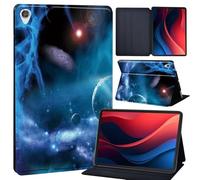 Case for Lenovo Tab M10 HD 2ND Gen 10.1 inch (TB-X306X/X306F) PU Leather Tablet Protective Case, Slim Stand Hard Back Shell Protective Smart Ultra Thin Cover Case (Deep Blue Cosmic Void)