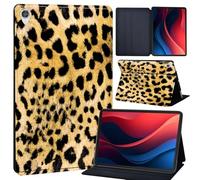 Case for Lenovo Tab M10 HD 2ND Gen 10.1 inch (TB-X306X/X306F) PU Leather Tablet Protective Case, Slim Stand Hard Back Shell Protective Smart Ultra Thin Cover Case (Leopard Print)