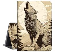Case for Lenovo Tab M10 Plus (2020 2nd Gen) TB-X606F / TB-X606X 10.3 inch,Slim Lightweight Smart Shell Stand Cover with Auto Wake/Sleep Case for Lenovo M10 Plus 10.3 inch,Brown Wolf Howling