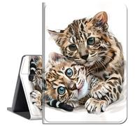 Case for Lenovo Tab M10 Plus (2020 2nd Gen) TB-X606F / TB-X606X 10.3 inch,Slim Lightweight Smart Shell Stand Cover with Auto Wake/Sleep Case for Lenovo M10 Plus 10.3 inch,Cute Brown Cat