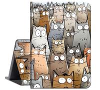 Case for Lenovo Tab M10 Plus (2020 2nd Gen) TB-X606F / TB-X606X 10.3 inch,Slim Lightweight Smart Shell Stand Cover with Auto Wake/Sleep Case for Lenovo M10 Plus 10.3 inch,Cat Gray and Brown