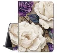 Case for Lenovo Tab M10 Plus (2020 2nd Gen) TB-X606F / TB-X606X 10.3 inch,Slim Lightweight Smart Shell Stand Cover with Auto Wake/Sleep Case for Lenovo M10 Plus 10.3 inch,Purple Rose Butterfliy