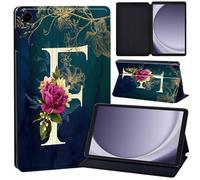 Case for Lenovo Tab M10 Plus 3rd Gen 10.6 Inch 2022(TB125FU/TB128FU/TB128XU), Lenovo Tab M10 Plus 3rd Gen 10.6 tablet case Slim Stand Tri-Fold Hard Shell Protective Tablet Cover (initial letter F)