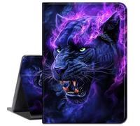 Case for Lenovo Tab M10 Plus 3rd Gen 10.6 Inch 2022(TB125FU/TB128FU/TB128XU), Soft Shockproof TPU Silicone Protective Back Shell Case for Lenovo Tab M10 Plus 10.6" 2022,Cool Black Leopard