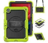 Case for Lenovo Tab M10 Plus 3rd Gen 10.6 Tablet with Built-in Screen Protector 360 Rotating Hand Strap/Shoulder Strap Heavy Duty Shockproof Hybrid Cover for Lenovo Tab M10 Plus 3rd Gen Lemon