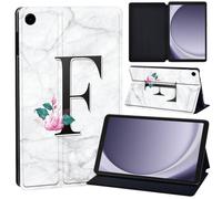Case for Lenovo Tab M10 Plus 3rd Gen Case 10.6 Inch 2022(TB125FU/TB128FU/TB128XU), Slim Stand Hard Back Shell Protective Smart Cover Case for Lenovo Tab M10 Plus 10.6" 2022 (Alphabet F)