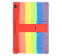 Case for Lenovo Tab M10 TB-605L X605F / M10 HD 1st Gen TB-X505F/TB-X505L 10.1 Inch 2019,Reinforced Four-Corner Rugged Shockproof Silicone Cover with Foldable Kickstand (Rainbow)