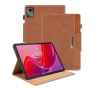 Case for Lenovo Tab M11 11 Inch/Tab K11 LTE 11" 2024 TB330FU Inch PU Leather Smart Cover Auto Wake/Sleep Function Multi-Angle Viewing Stand Business Cover - Brown