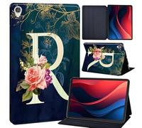 Case for Lenovo Tab M8 3rd Gen 2022 / Tab M8 HD/Smart Tab M8 / Tab M8 FHD 2019 Case, Slim Smart Cover Stand Folio Case for Lenovo Tab M8 (TB-8506F/TB-8705F/TB-8505F/TB-8505X) (initial letter R)
