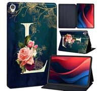 Case for Lenovo Tab M8 3rd Gen 2022 / Tab M8 HD/Smart Tab M8 / Tab M8 FHD 2019 Case, Slim Smart Cover Stand Folio Case for Lenovo Tab M8 (TB-8506F/TB-8705F/TB-8505F/TB-8505X) (initial letter L)