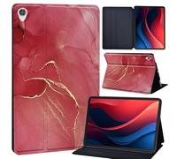 Case for Lenovo Tab M8 3rd Gen 2022 / Tab M8 HD/Smart Tab M8 / Tab M8 FHD 2019 Case, Slim Smart Cover Stand Folio Case for Lenovo Tab M8 (TB-8506F/TB-8705F/TB-8505F/TB-8505X) (Scarlet Blaze)