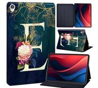 Case for Lenovo Tab M8 3rd Gen 2022 / Tab M8 HD/Smart Tab M8 / Tab M8 FHD 2019 Case, Slim Smart Cover Stand Folio Case for Lenovo Tab M8 (TB-8506F/TB-8705F/TB-8505F/TB-8505X) (initial letter E)