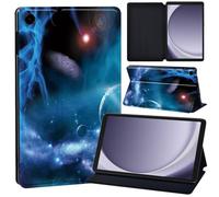 Case for Lenovo Tab M8 4th Gen(TB-300FU/TB-301XU) PU Leather Tablet Protective Case, Slim Stand Hard Back Shell Protective Smart Ultra Thin Cover Case (Deep Blue Cosmic Void)